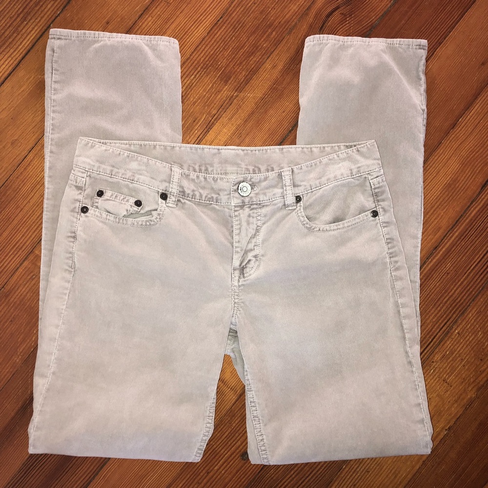 J. Crew Grey Corduroy Matchstick Skinny 27 Short